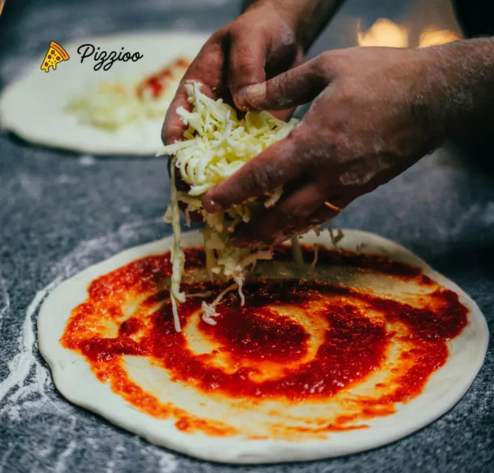 how much cheese on medium pizza