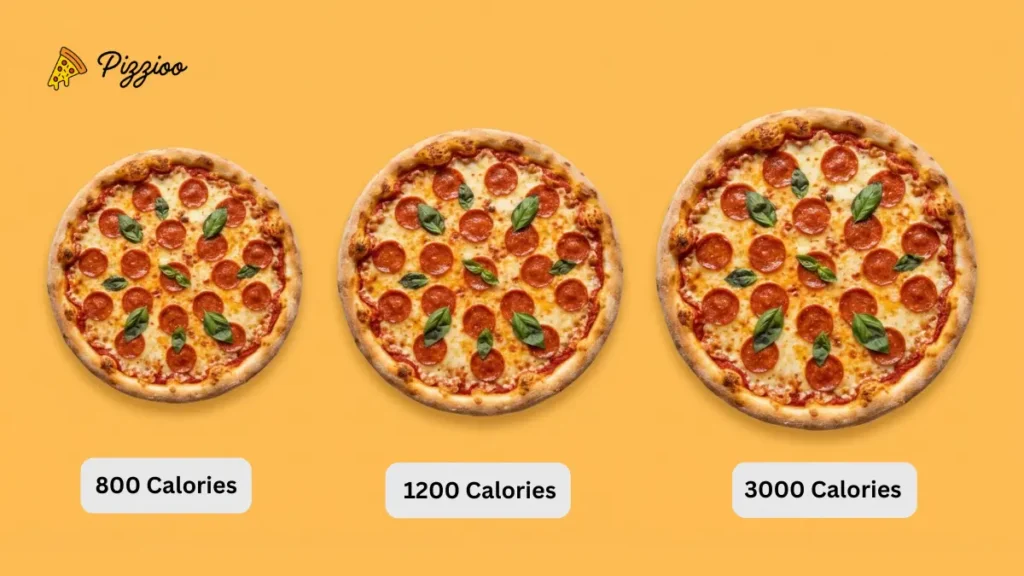Pizza Calories by Size: Compare Small, Medium & Large Sizes pizza calories by size