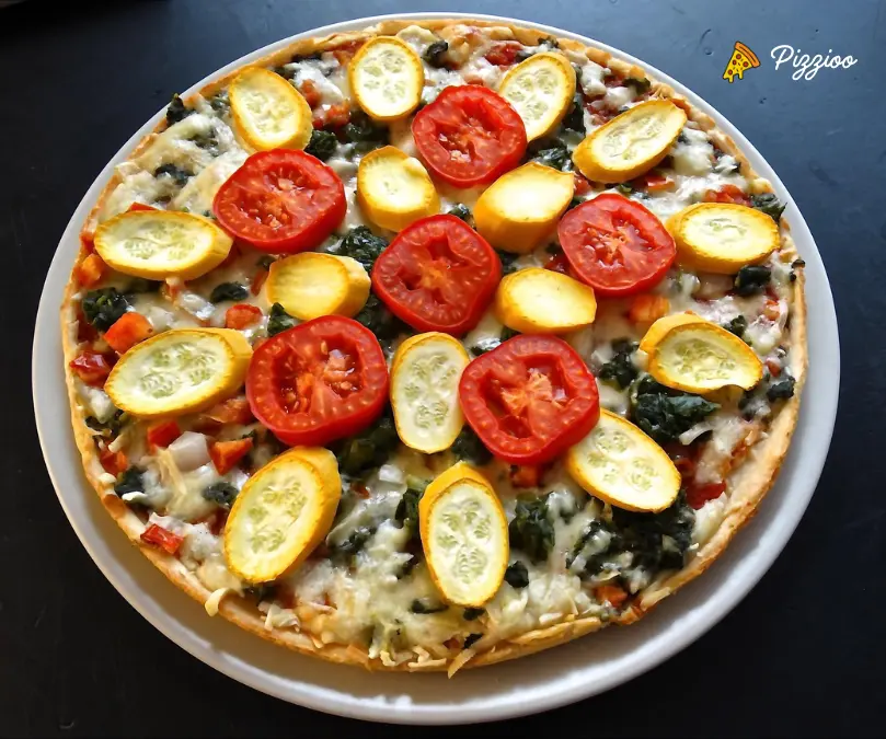 ingredients in vegetarian pizza