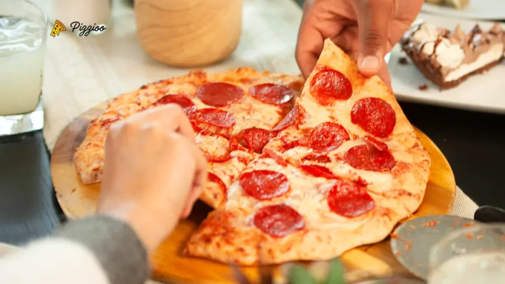 red baron pizza size