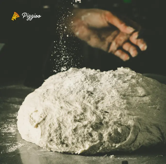too much flower on pizza dough