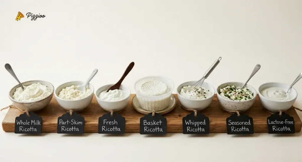 types of ricotta cheese