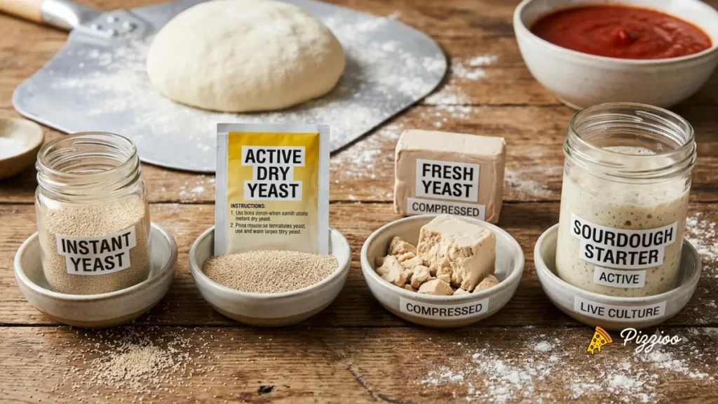 Best Yeast for Pizza Dough in 2026: Instant, Fresh & Dry different types of pizza dough yeast